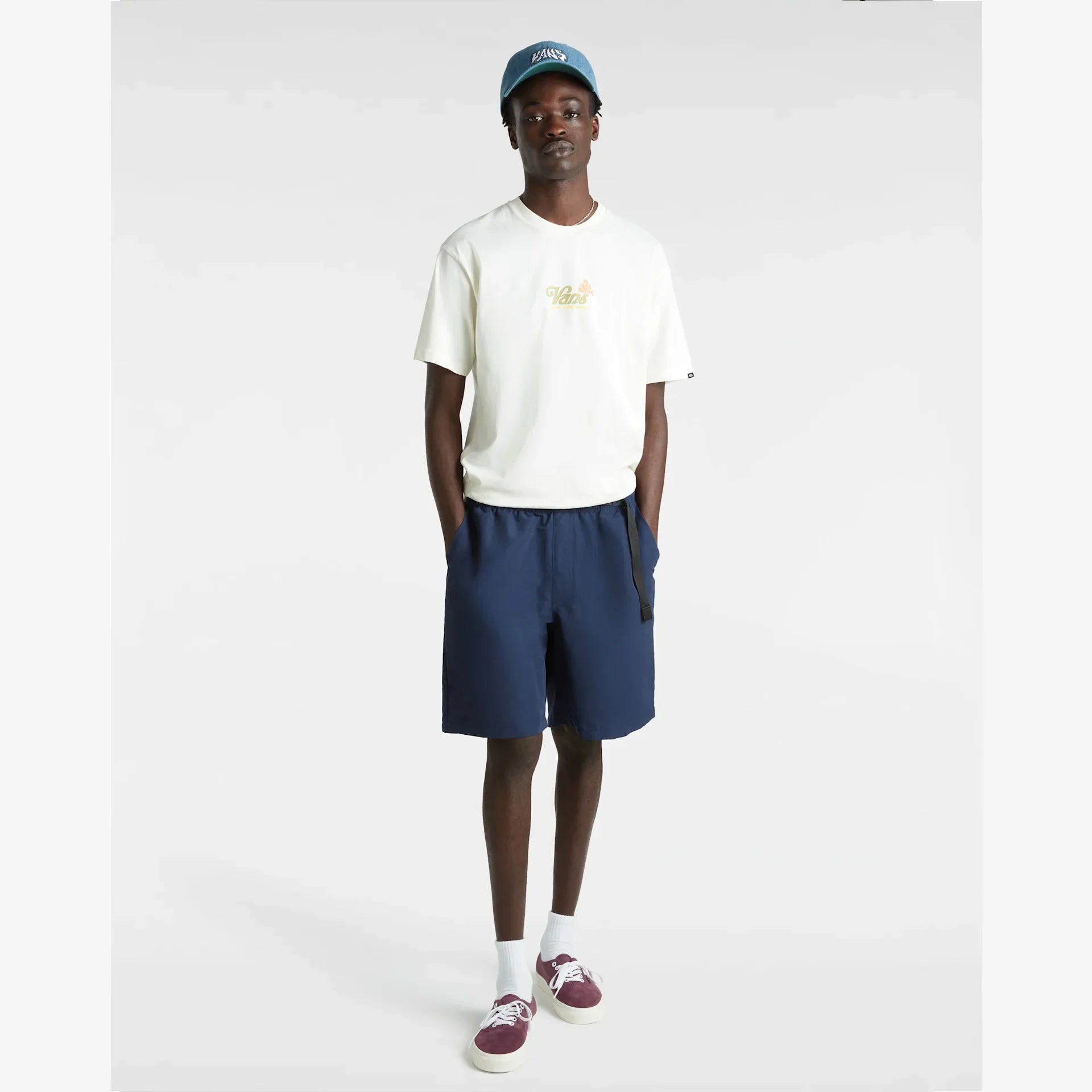 VANS PINEAPPLE SKULL SS TEE marshmallow kép 5