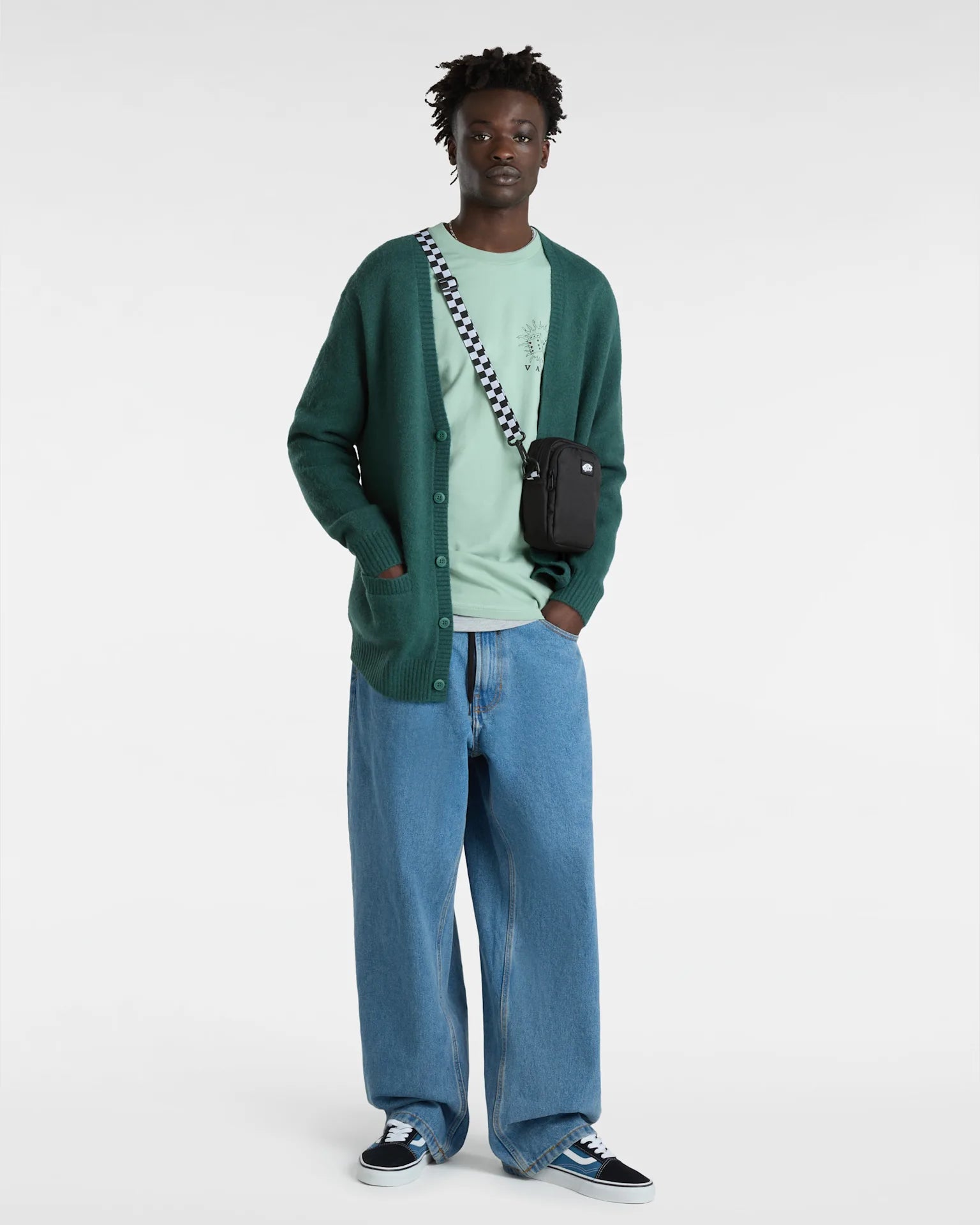 VANS HAVENWOOD CARDIGAN BISTRO GREEN Pulóver VN000G6MBDX1 - 6