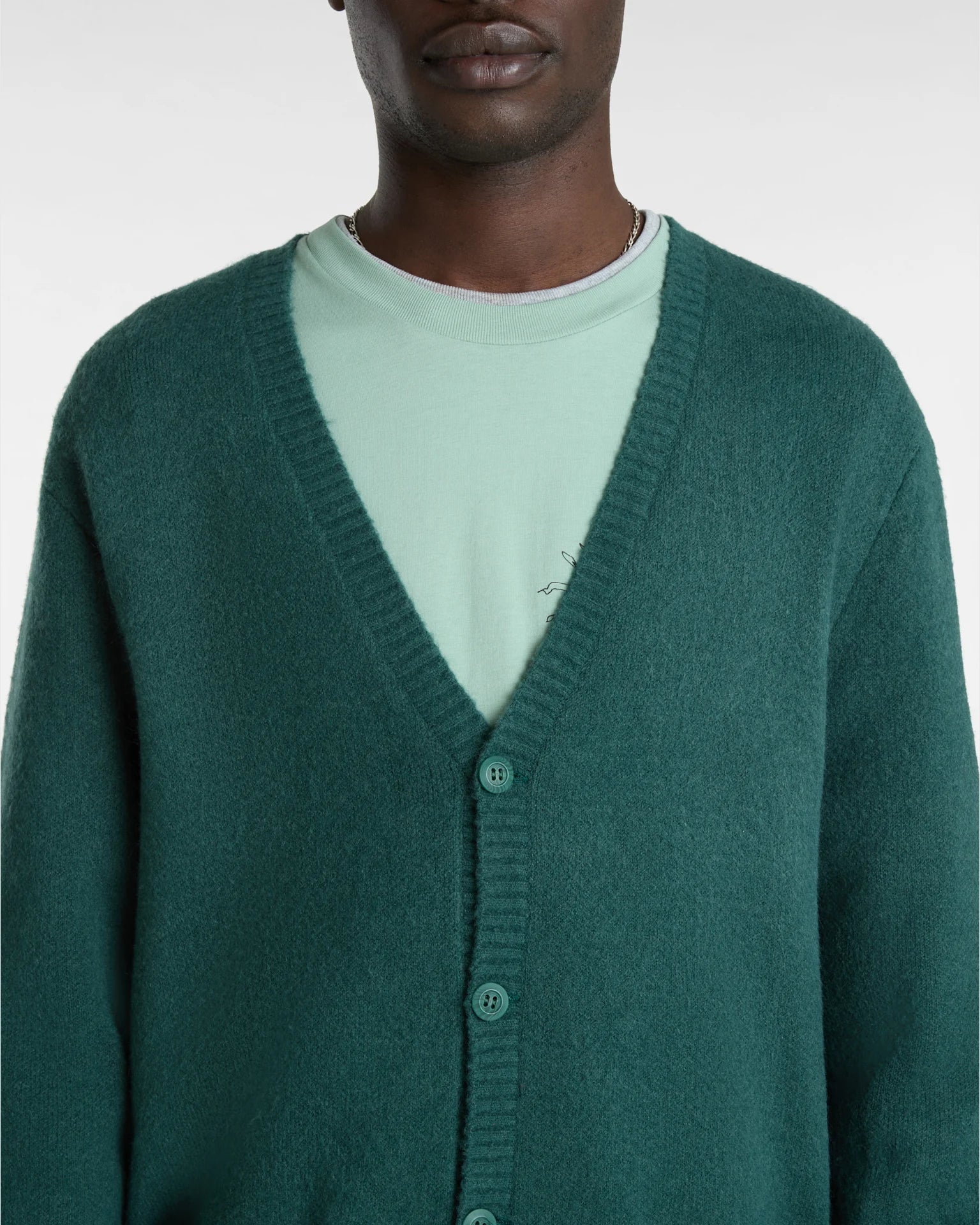 VANS HAVENWOOD CARDIGAN BISTRO GREEN Pulóver VN000G6MBDX1 - 7
