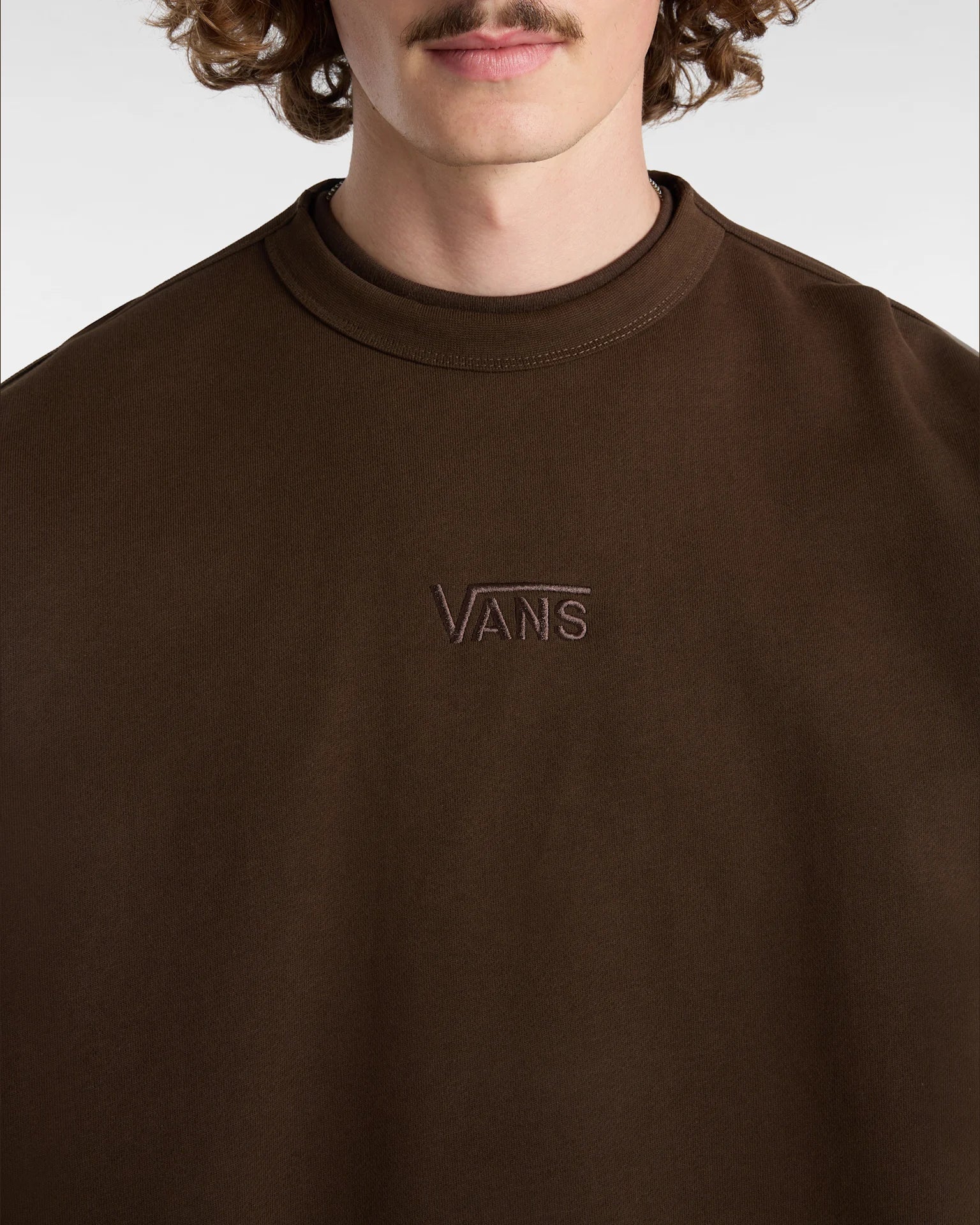 VANS LX Premium Crew Fleece DEMITASSE Pulóver VN000GBW3N11 - 6