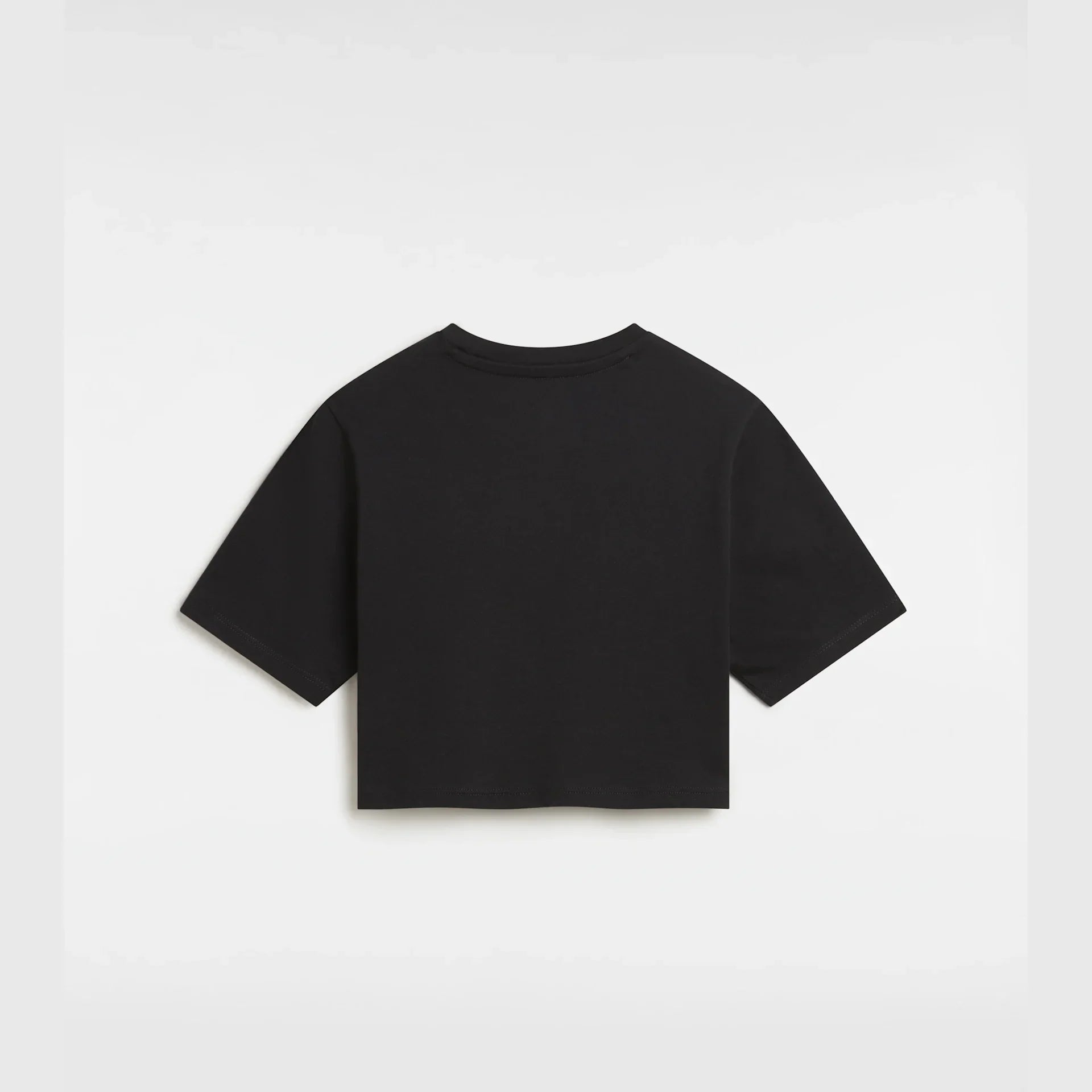 VANS FOREVER CHECKER CREW CROP II Black kép 2