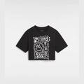 VANS FOREVER CHECKER CREW CROP II Black kép 1