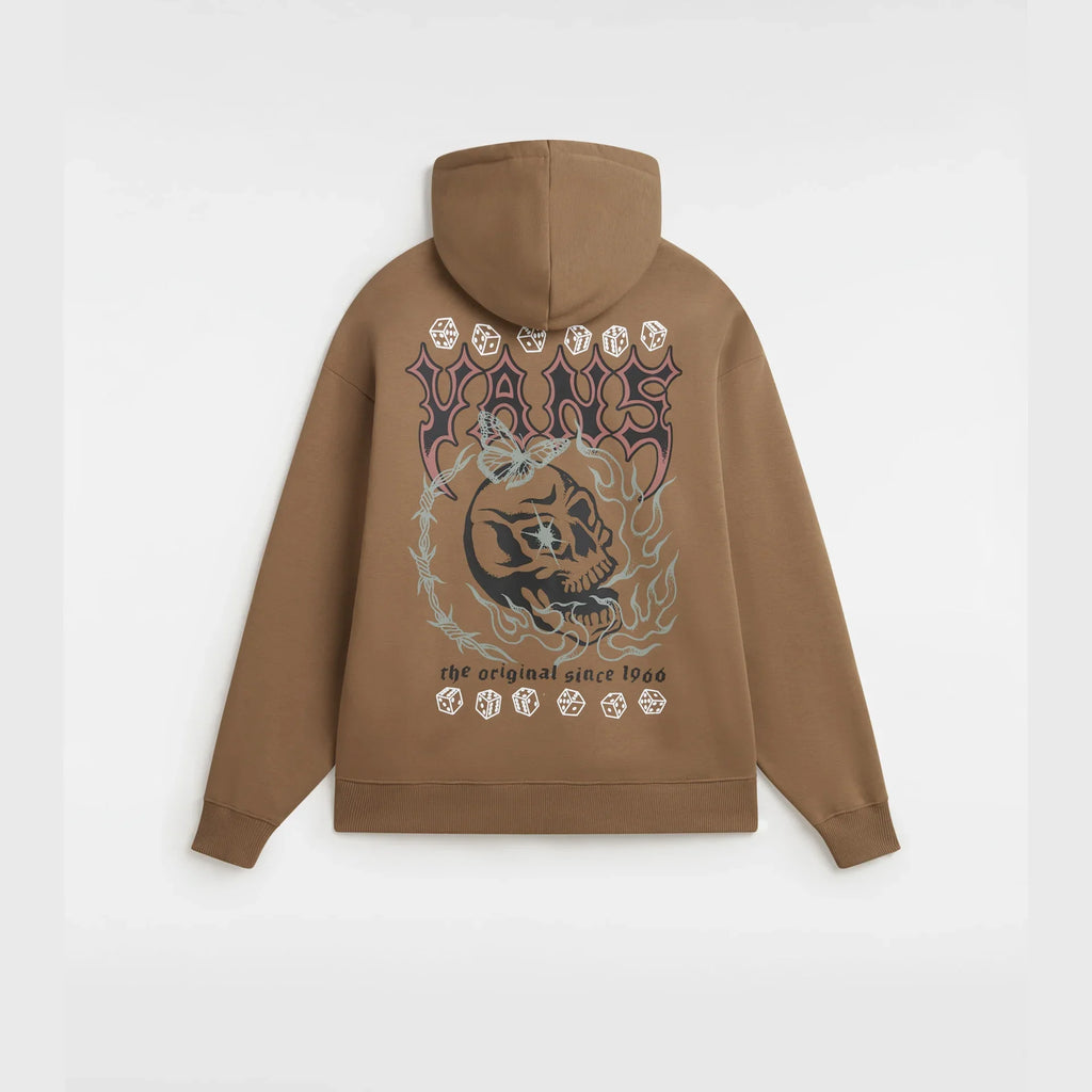 VANS SKULL OS HOODIE OTTER kép 2