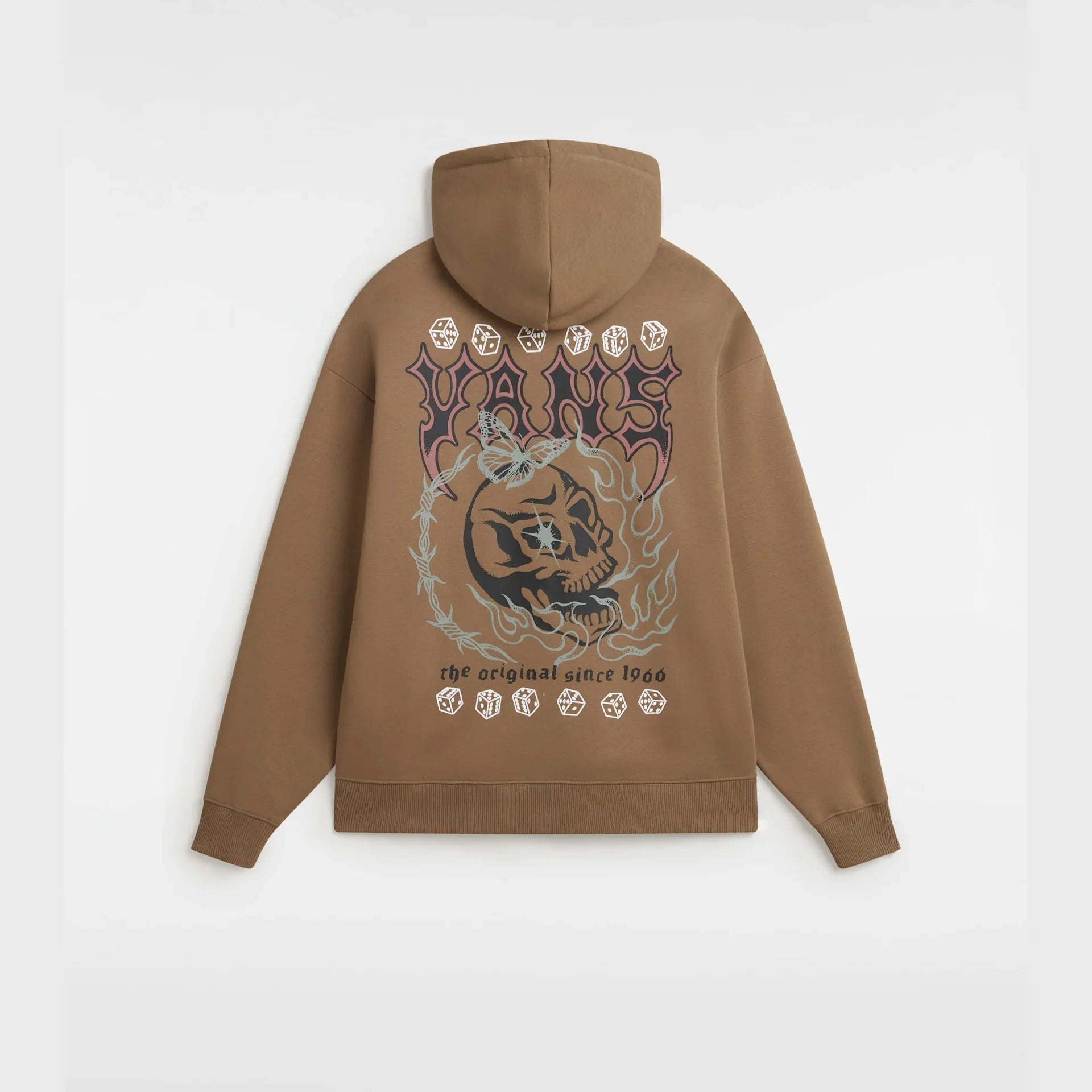 VANS SKULL OS HOODIE OTTER kép 2