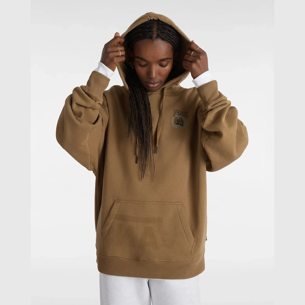 VANS SKULL OS HOODIE OTTER kép 3