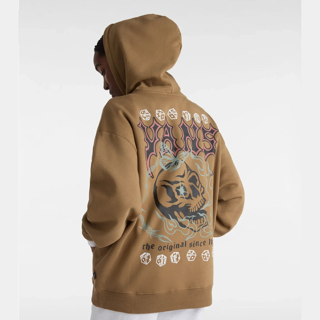 VANS SKULL OS HOODIE OTTER kép 4