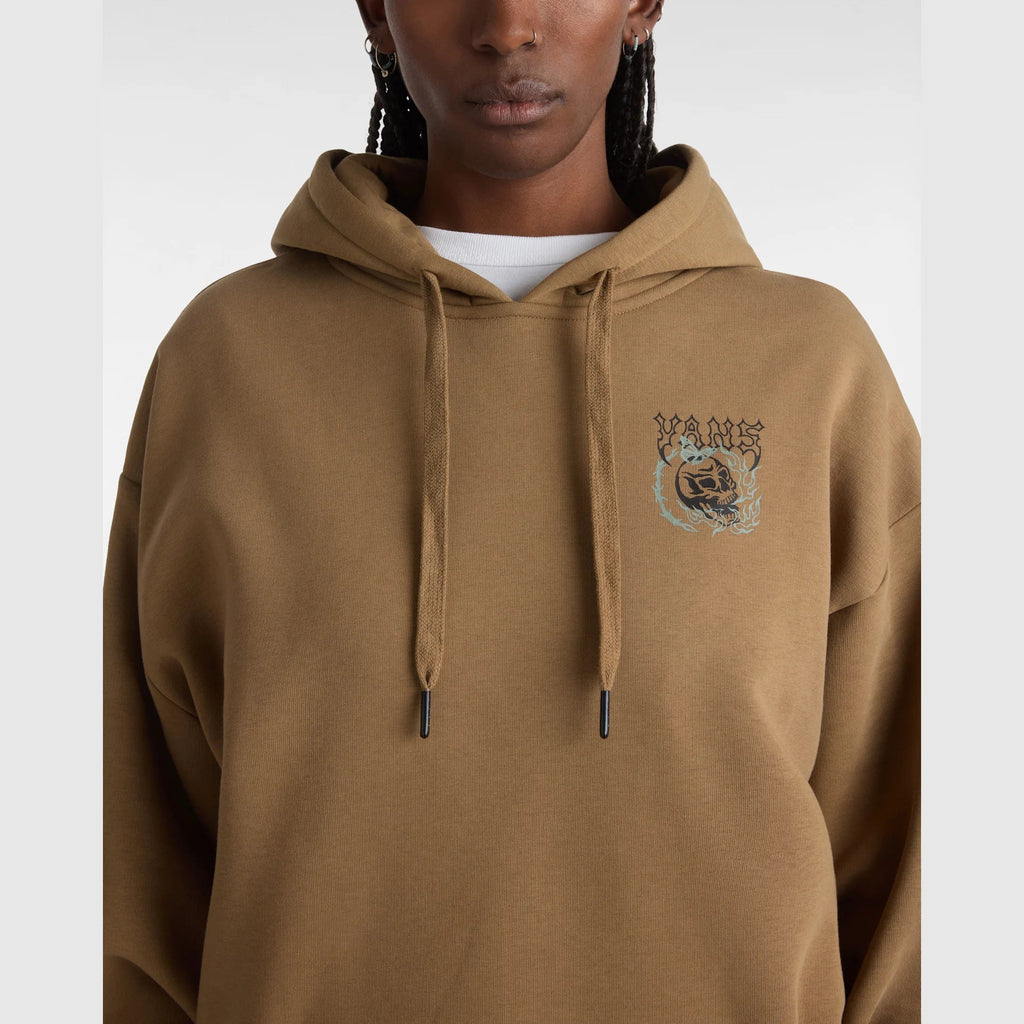 VANS SKULL OS HOODIE OTTER kép 7