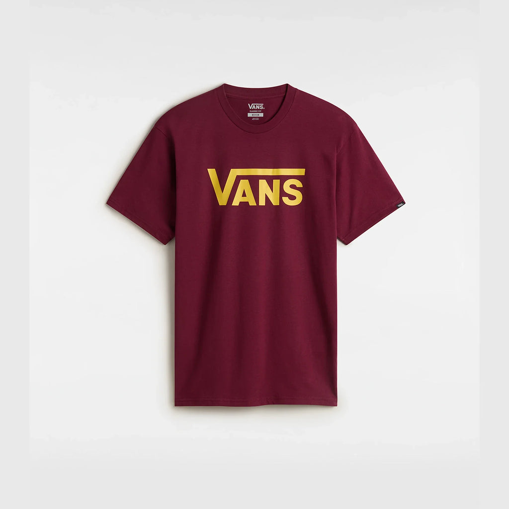 VANS VANS CLASSIC Burgundy/Spicy Mustard Póló kép 1
