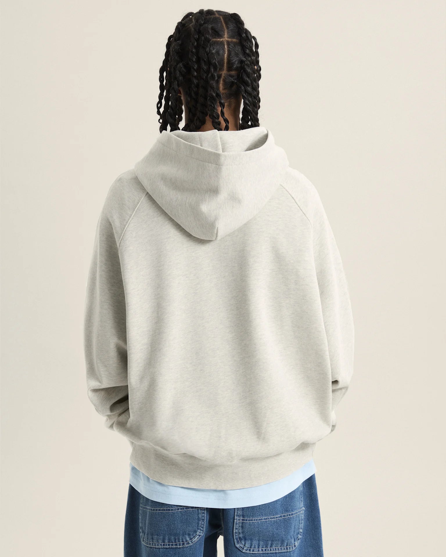 VANS LX Premium Hoodie Fleec ASH HEATHER Póló VN000GZ1RKZ1 - 4