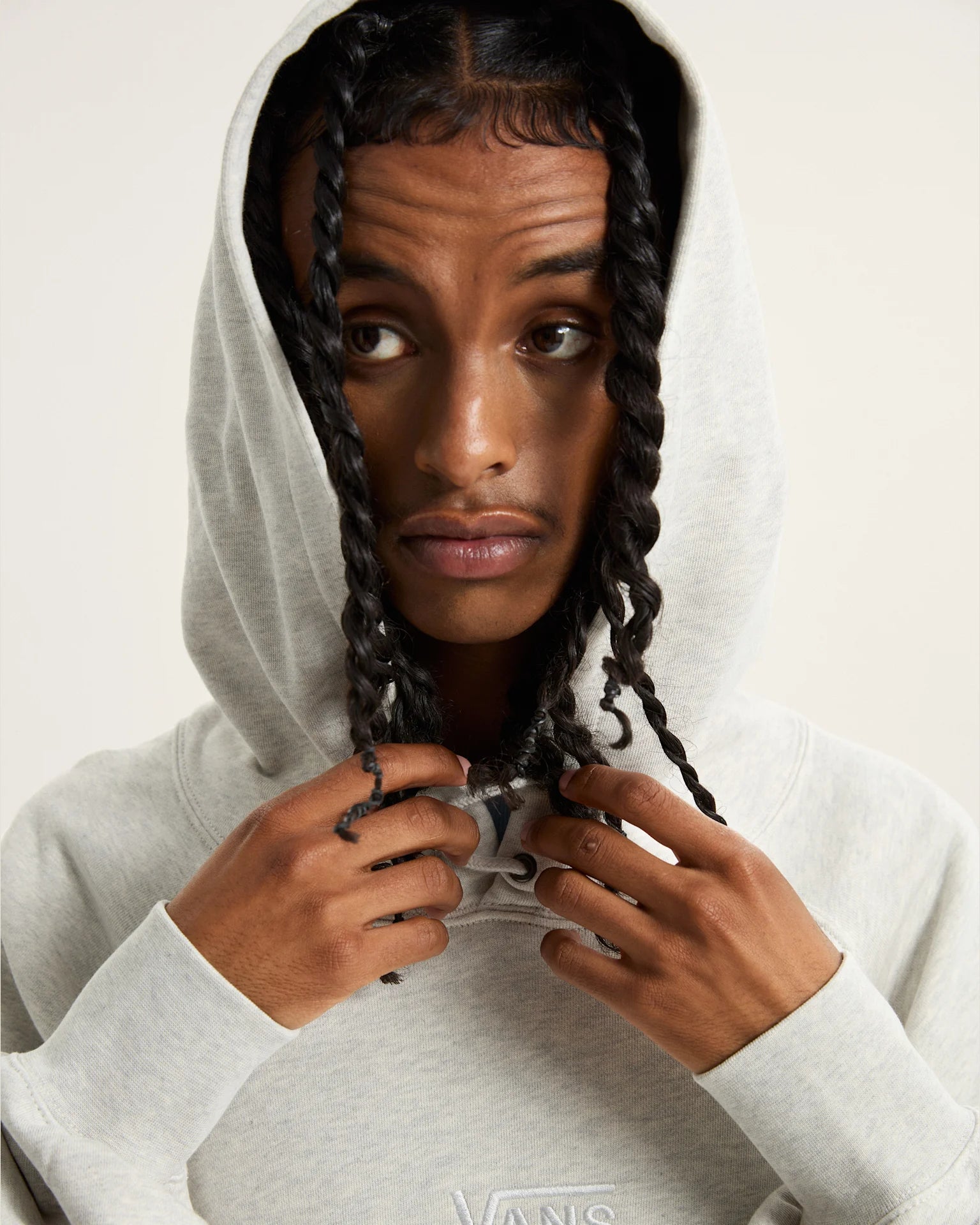 VANS LX Premium Hoodie Fleec ASH HEATHER Póló VN000GZ1RKZ1 - 7