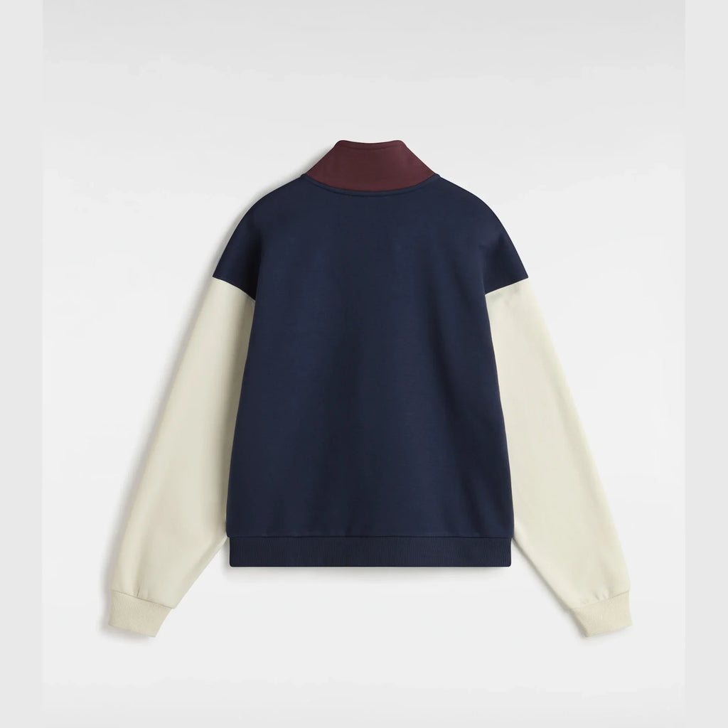 VANS COLORBLOCK HALF ZIP MOCK DRESS BLUES/PORT ROYALE kép 2