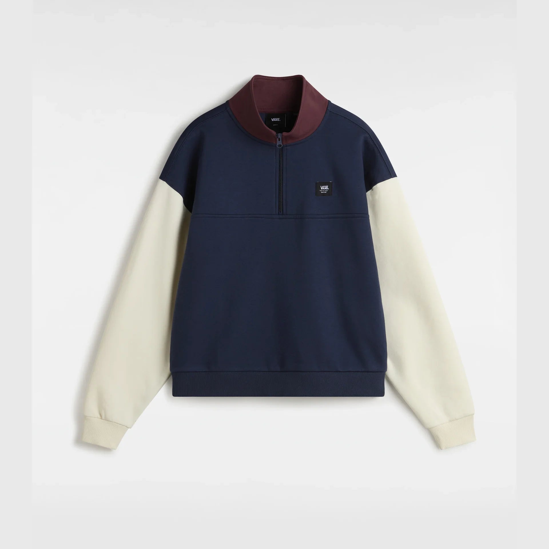VANS COLORBLOCK HALF ZIP MOCK DRESS BLUES/PORT ROYALE kép 1