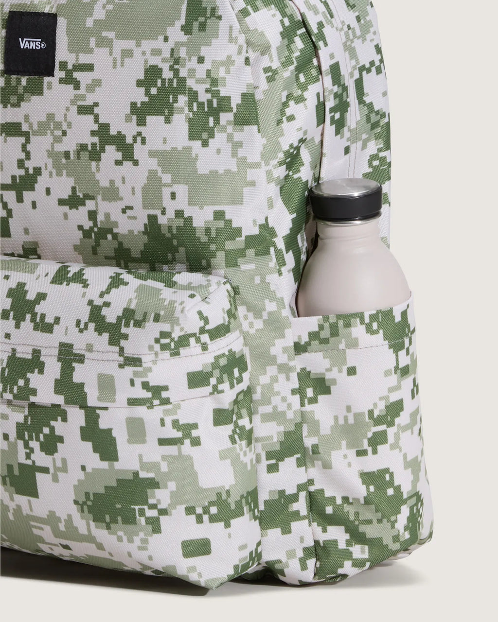 VANS Old Skool Backpack Neutral Olive/Marshmallow Hátizsák VN000H4WGCY1 - 4