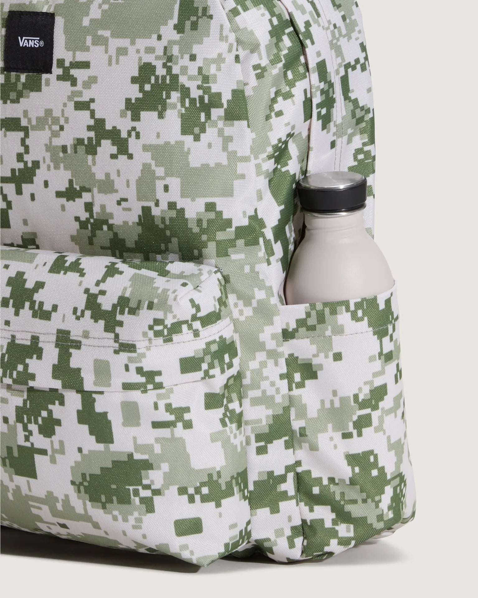 VANS Old Skool Backpack Neutral Olive/Marshmallow Hátizsák VN000H4WGCY1 - 4