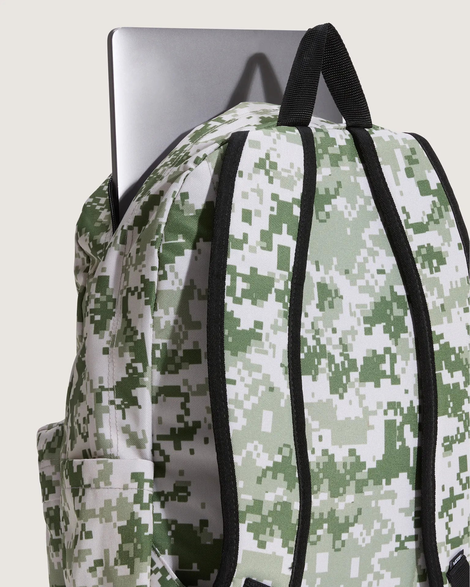 VANS Old Skool Backpack Neutral Olive/Marshmallow Hátizsák VN000H4WGCY1 - 5