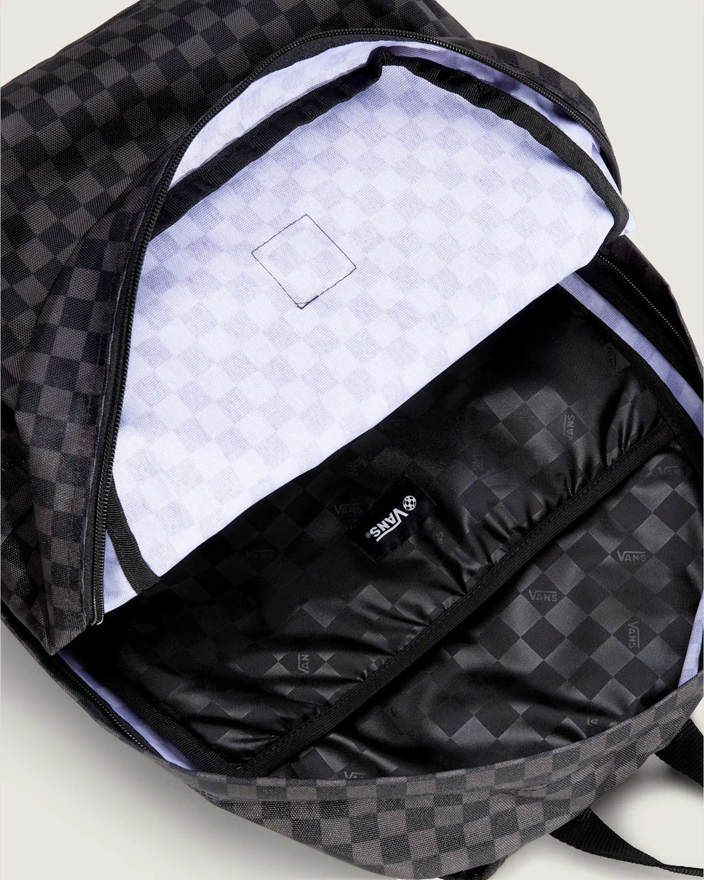 VANS Old Skool Check Backpack Black/Charcoal Hátizsák VN000H4XBA51 - 6