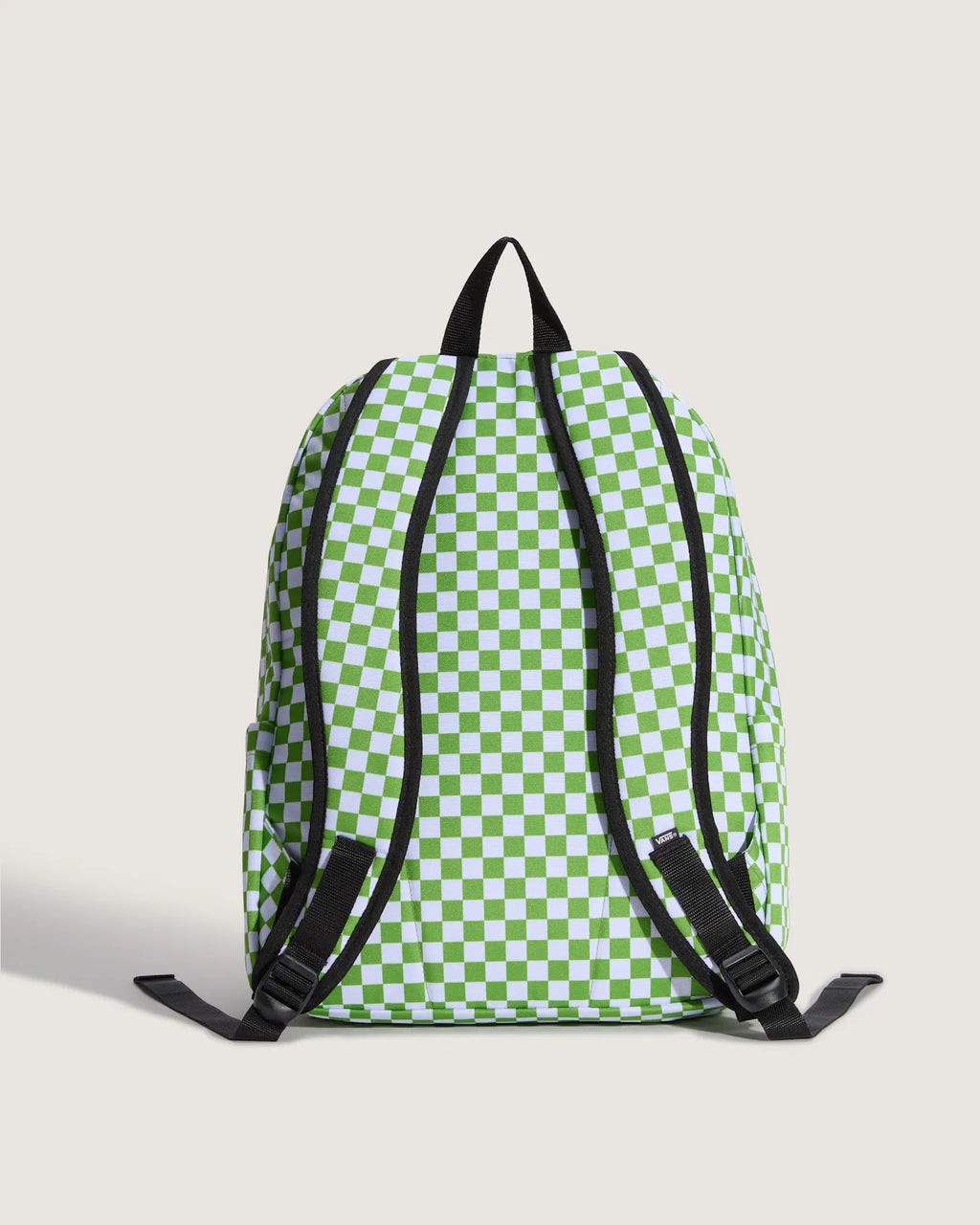 VANS Old Skool Check Backpack CHECKERBOARD Lime Burst Hátizsák VN000H4XFPB1 - 3