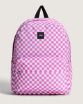 VANS Old Skool Check Backpack CHECKERBOARD Pink Fizz Hátizsák VN000H4XFRQ1 - 1