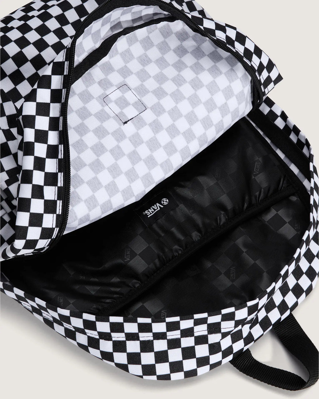 VANS Old Skool Check Backpack CHECKERBOARD Black/White Hátizsák VN000H4XY281 - 6