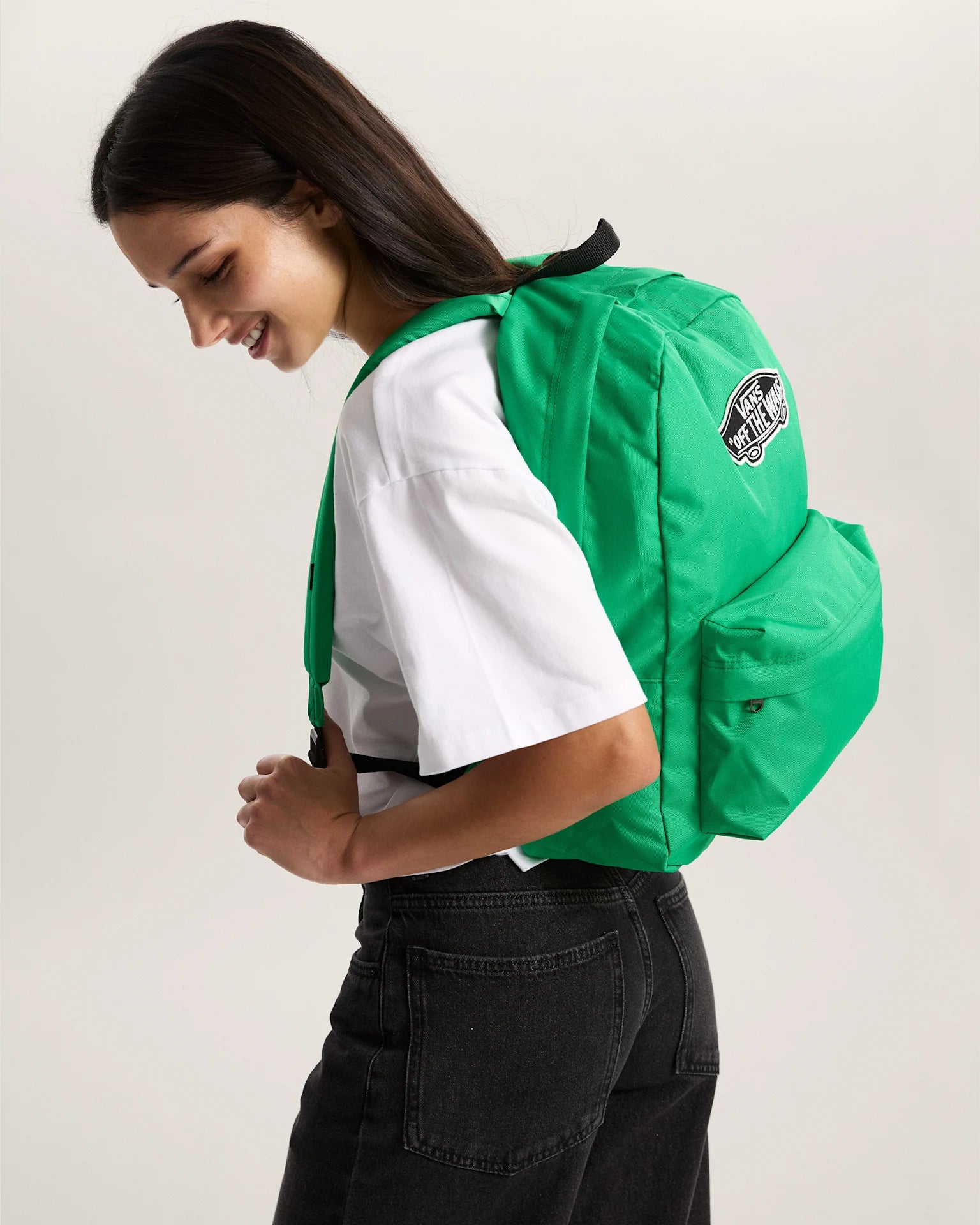 VANS Old Skool Classic Backpack Vivid Verdant Hátizsák VN000H4YFLX1 - 8
