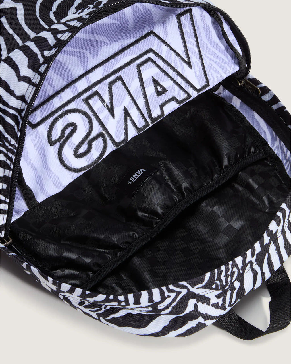 Vans Old Skool Drop V Backpack Black/Marshmallow Black/Marshmllw Kiegészítő VN000H4Z1KP1 - 6
