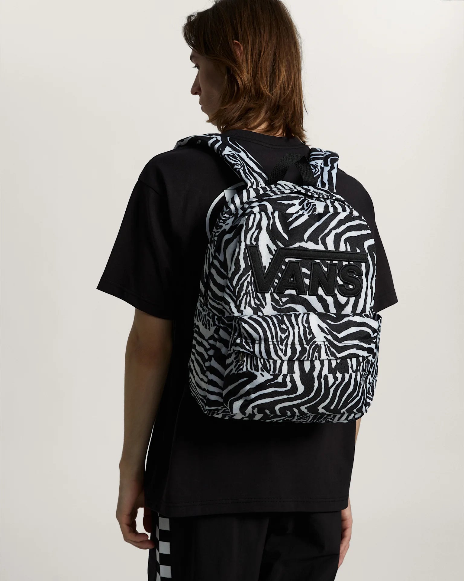 Vans Old Skool Drop V Backpack Black/Marshmallow Black/Marshmllw Kiegészítő VN000H4Z1KP1 - 8