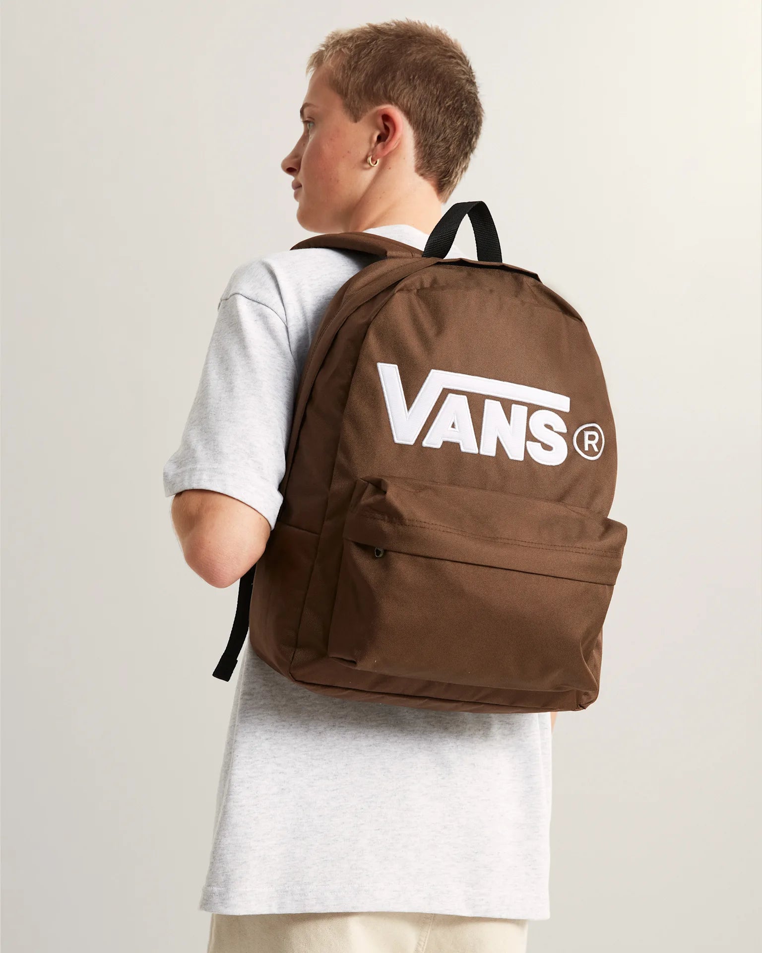 VANS Old Skool Drop V Backpack Vintage Cocoa Hátizsák VN000H4ZFST1 - 8