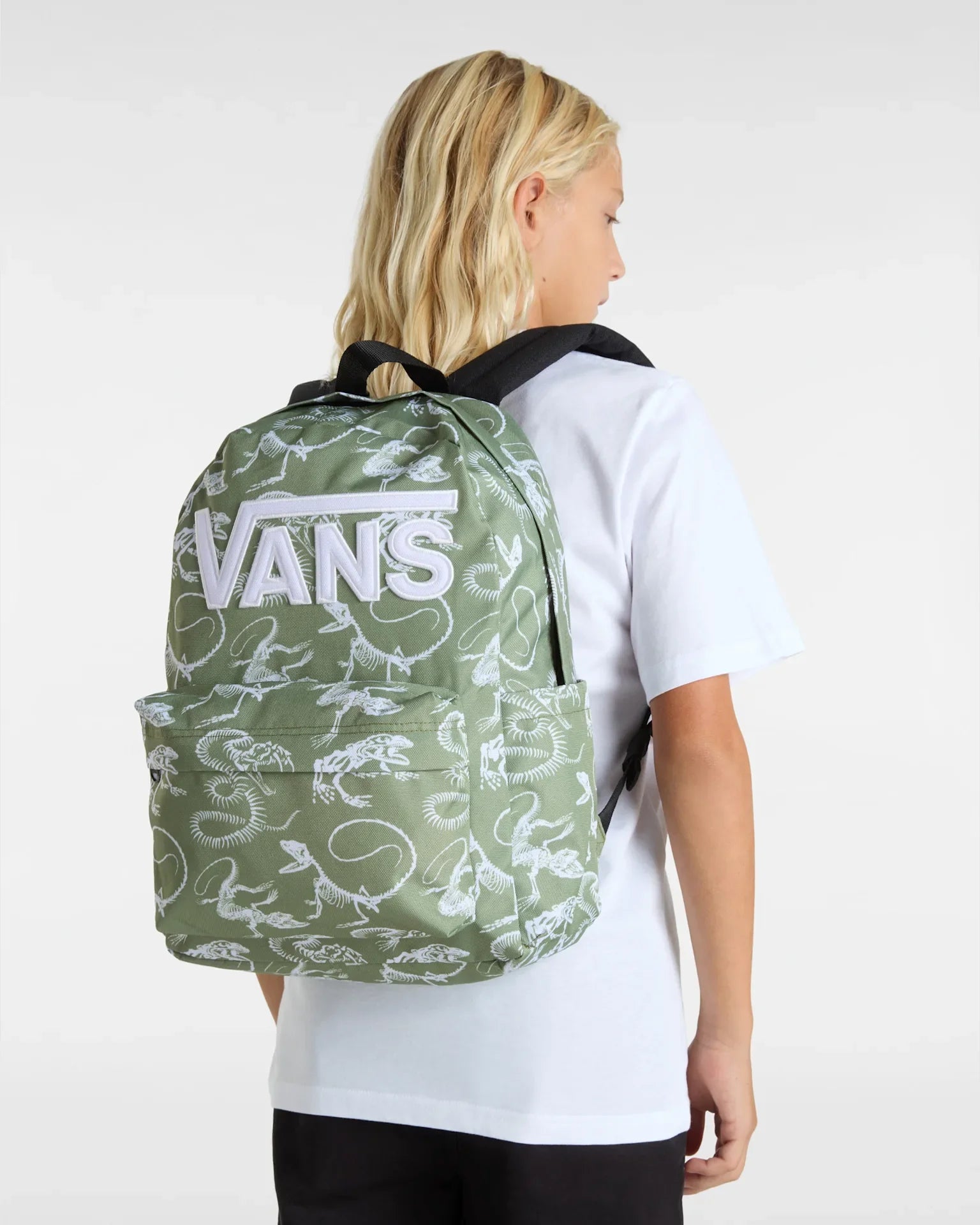 VANS Old Skool Grom Backpack LODEN GREEN/WHITE VN000H56CBO1 - 6