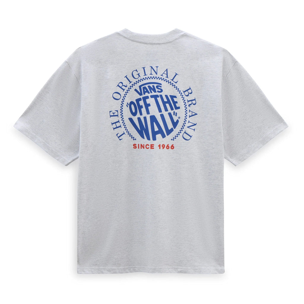 VANS VANS CIRCLE LOOSE FIT S/S TEE Light Grey Heather kép 2