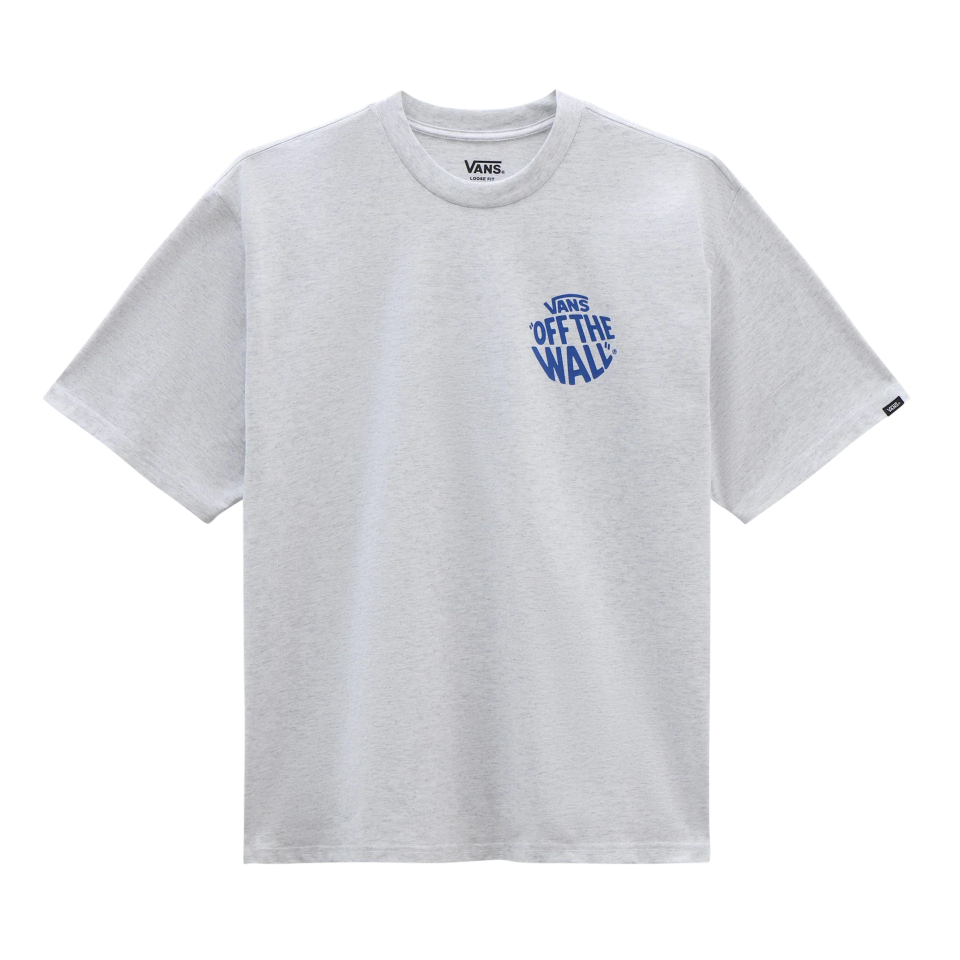 VANS VANS CIRCLE LOOSE FIT S/S TEE Light Grey Heather kép 1
