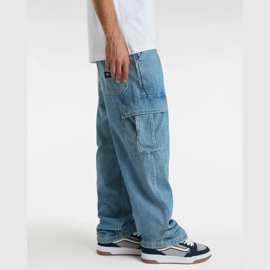 VANS Service Cargo Loose Denim Pant STONEWASH/BLUE kép 5