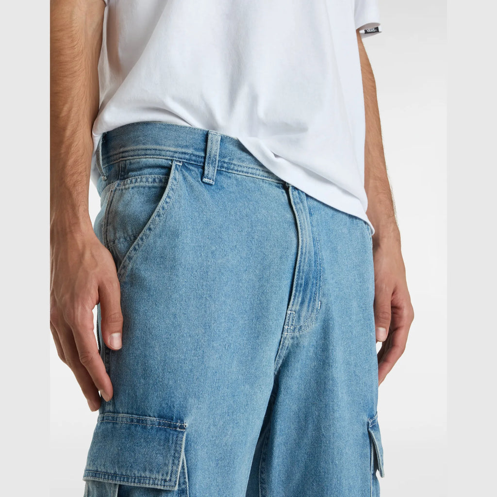 VANS Service Cargo Loose Denim Pant STONEWASH/BLUE kép 7