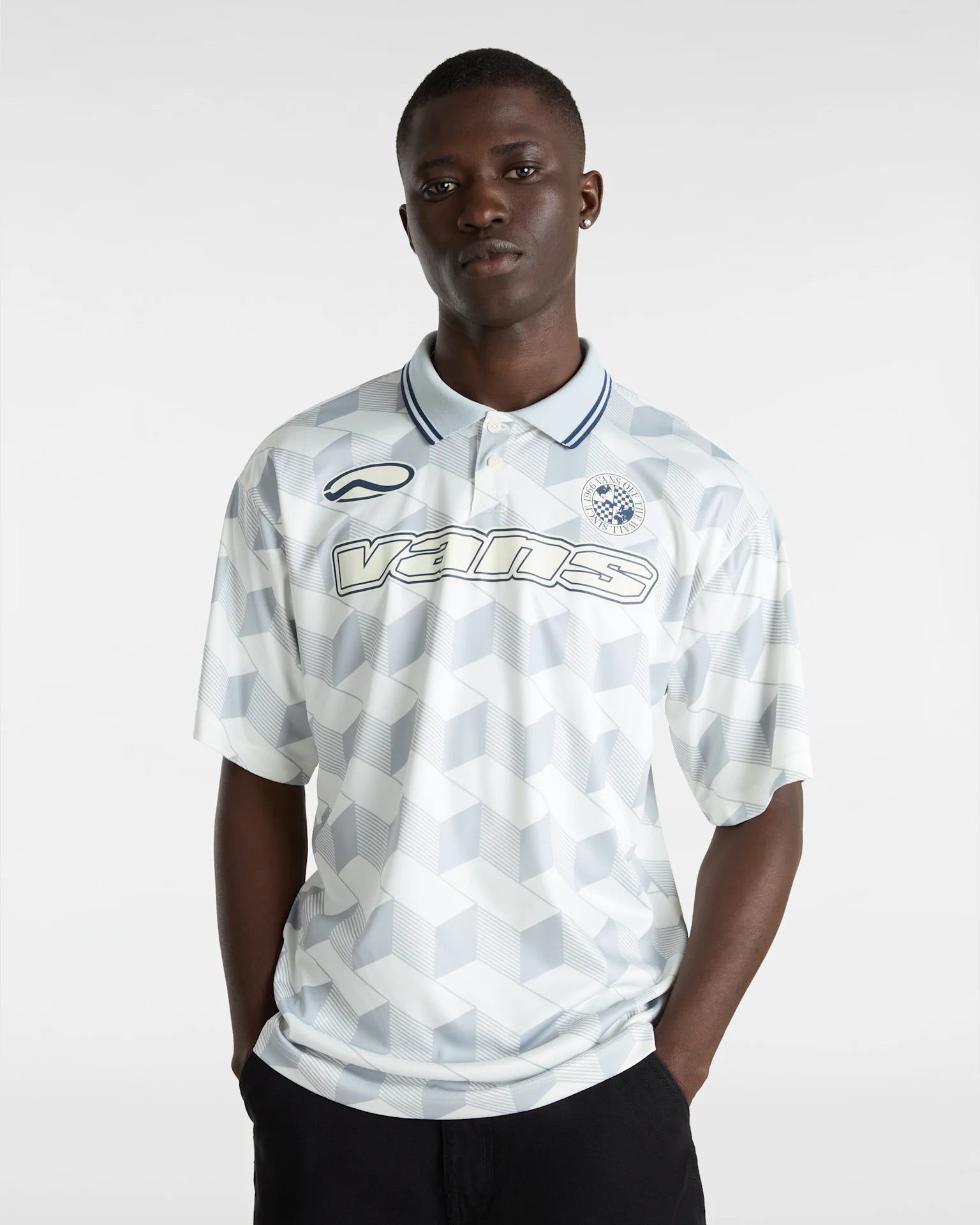 VANS Rigsby Soccer SS Polo MARSHMALLOW Ing VN000HDUFS81 - 3