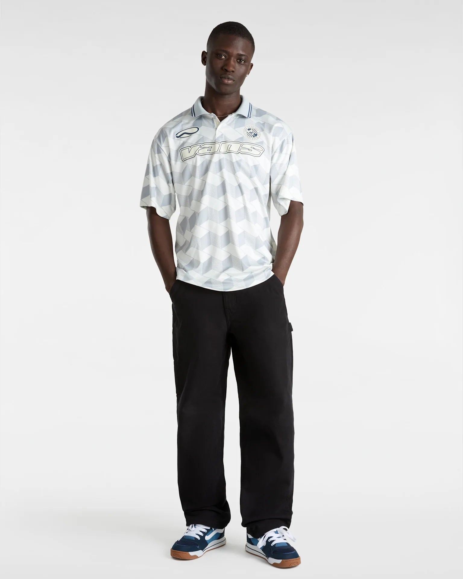 VANS Rigsby Soccer SS Polo MARSHMALLOW Ing VN000HDUFS81 - 5