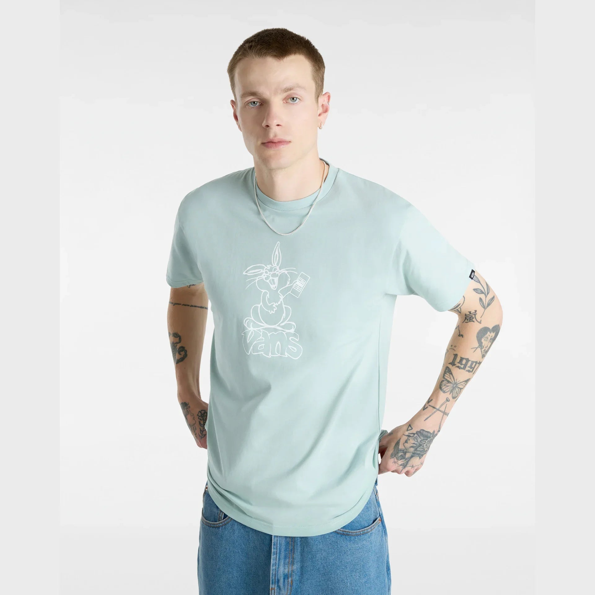 VANS CRAZY EDDY SS GRAY MIST kép 3
