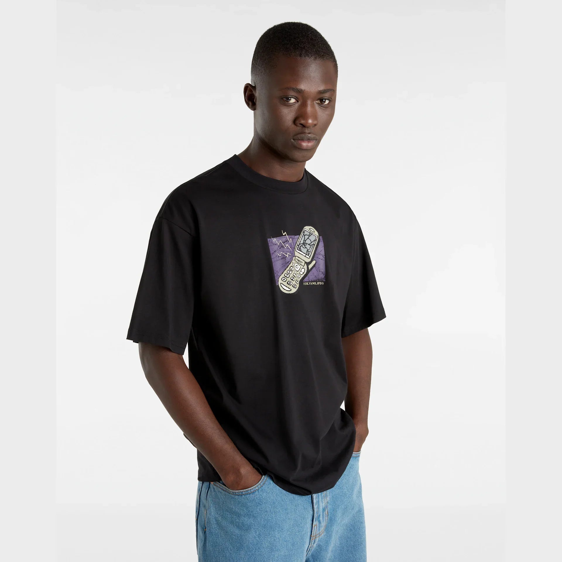 VANS Take The Call SS Black kép 3