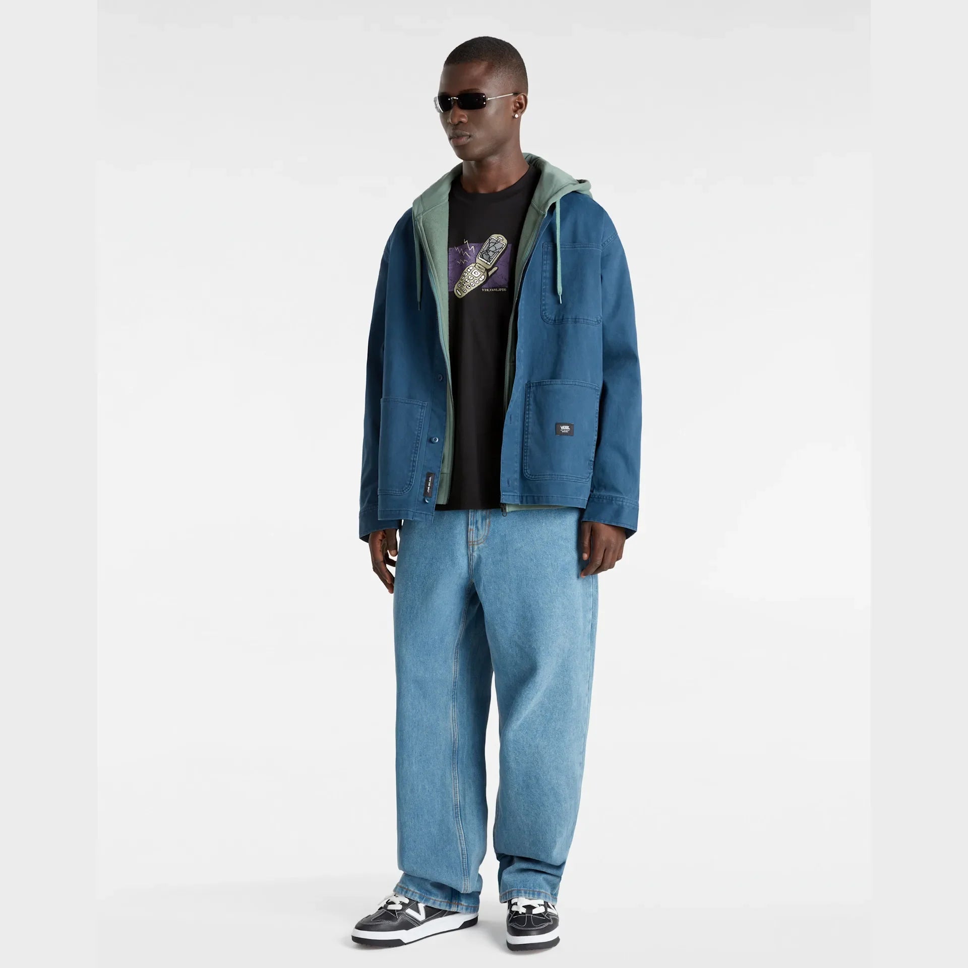 VANS Take The Call SS Black kép 5