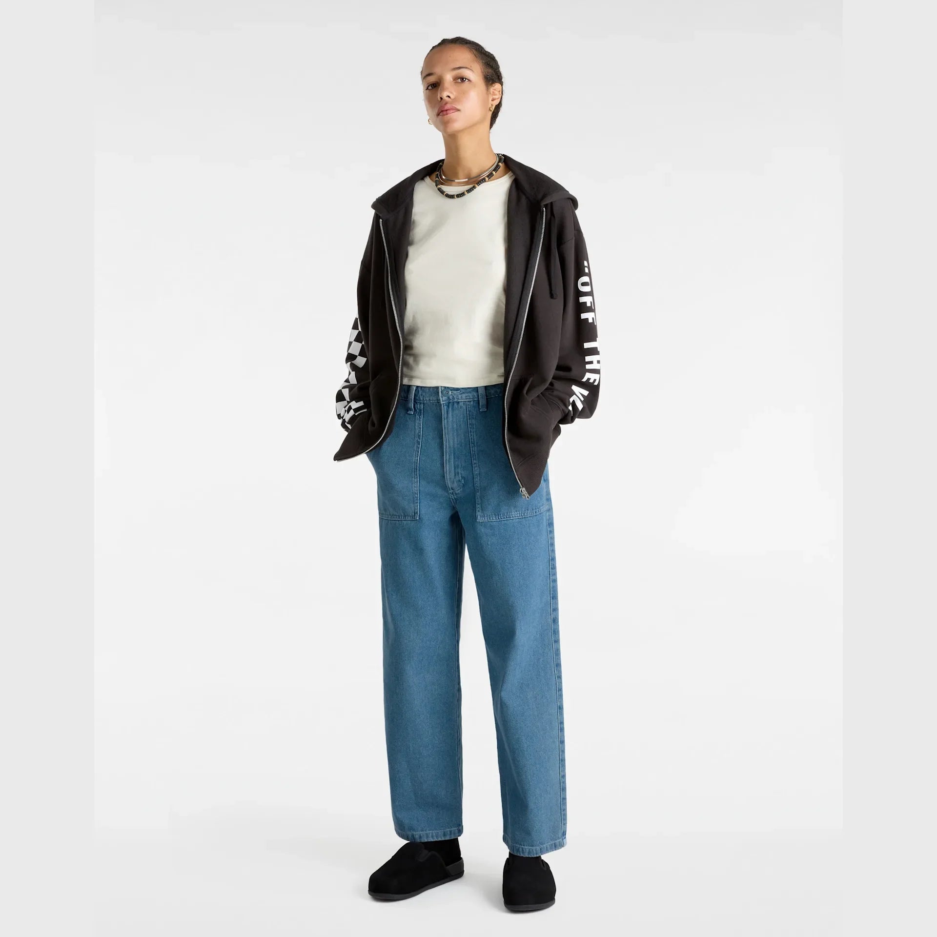 VANS Union Relaxed Denim Carpenter Pant Stone Wash kép 6