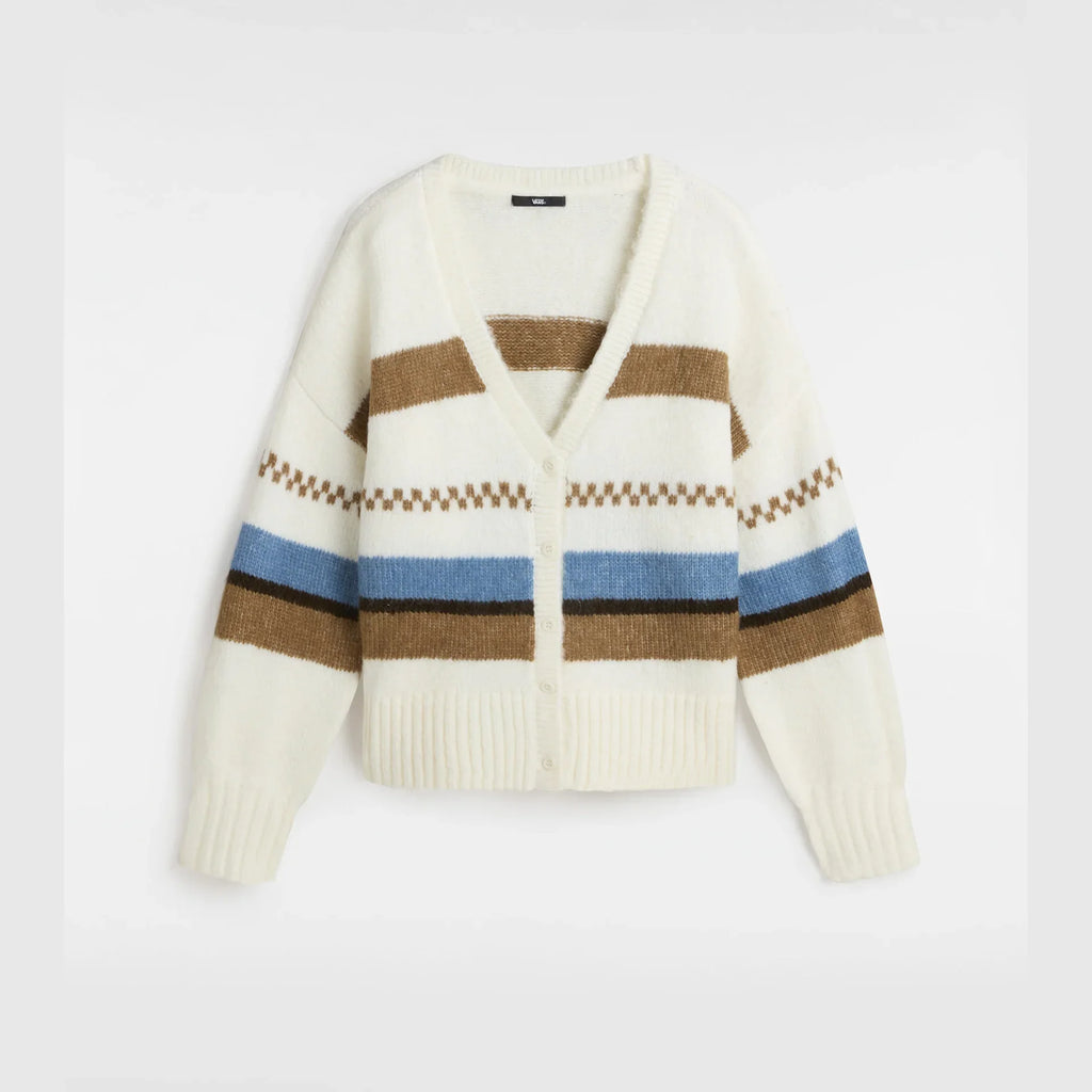 VANS Valerie Stripe Cardigan marshmallow kép 1