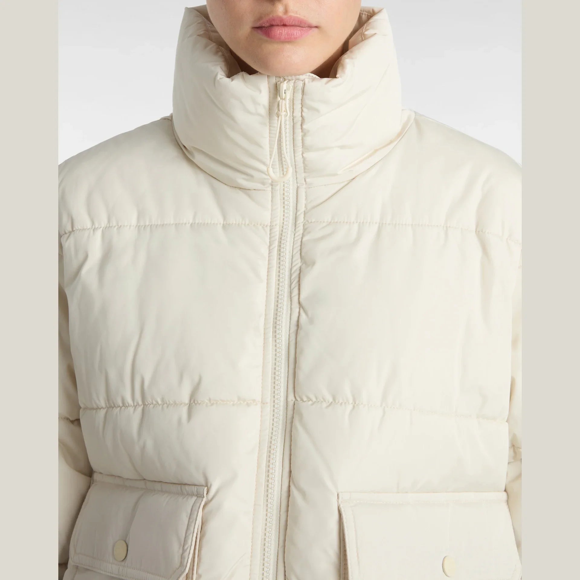 VANS MTE Aubrey Primaloft Puffer turtledove Kabát kép 6