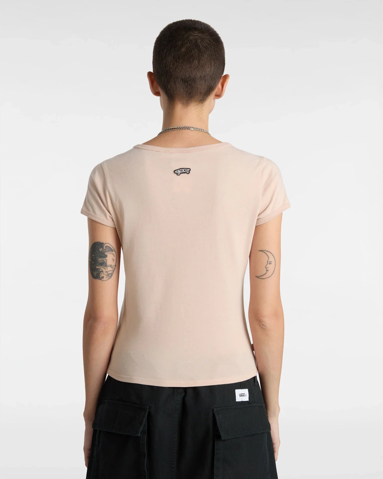 VANS LX SS Baby Tee ROSE SMOKE VN000HM0BQL1 - 4