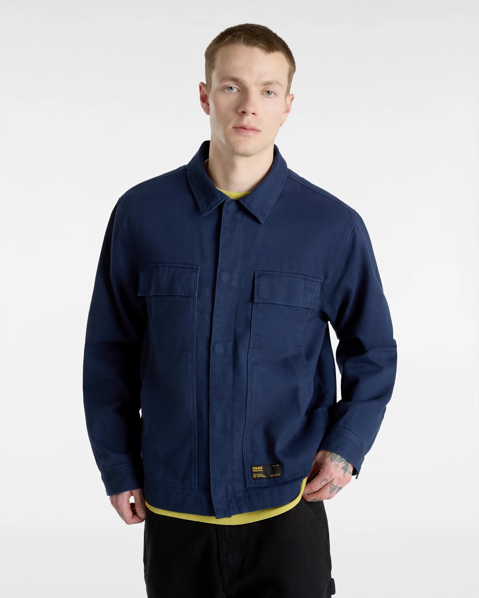 VANS McAvoy Station Jacket dress blues Kabát VN000HMKLKZ1 - 3