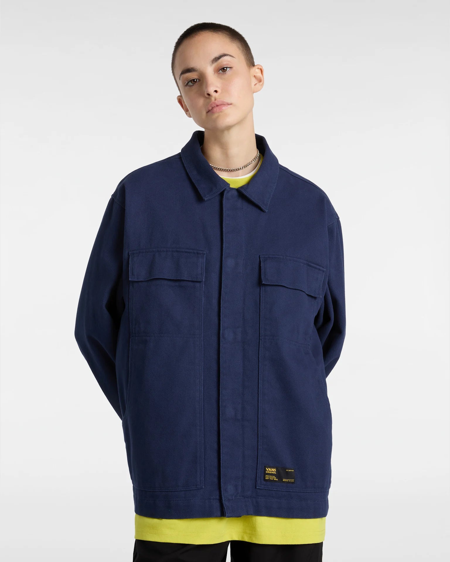 VANS McAvoy Station Jacket dress blues Kabát VN000HMKLKZ1 - 6