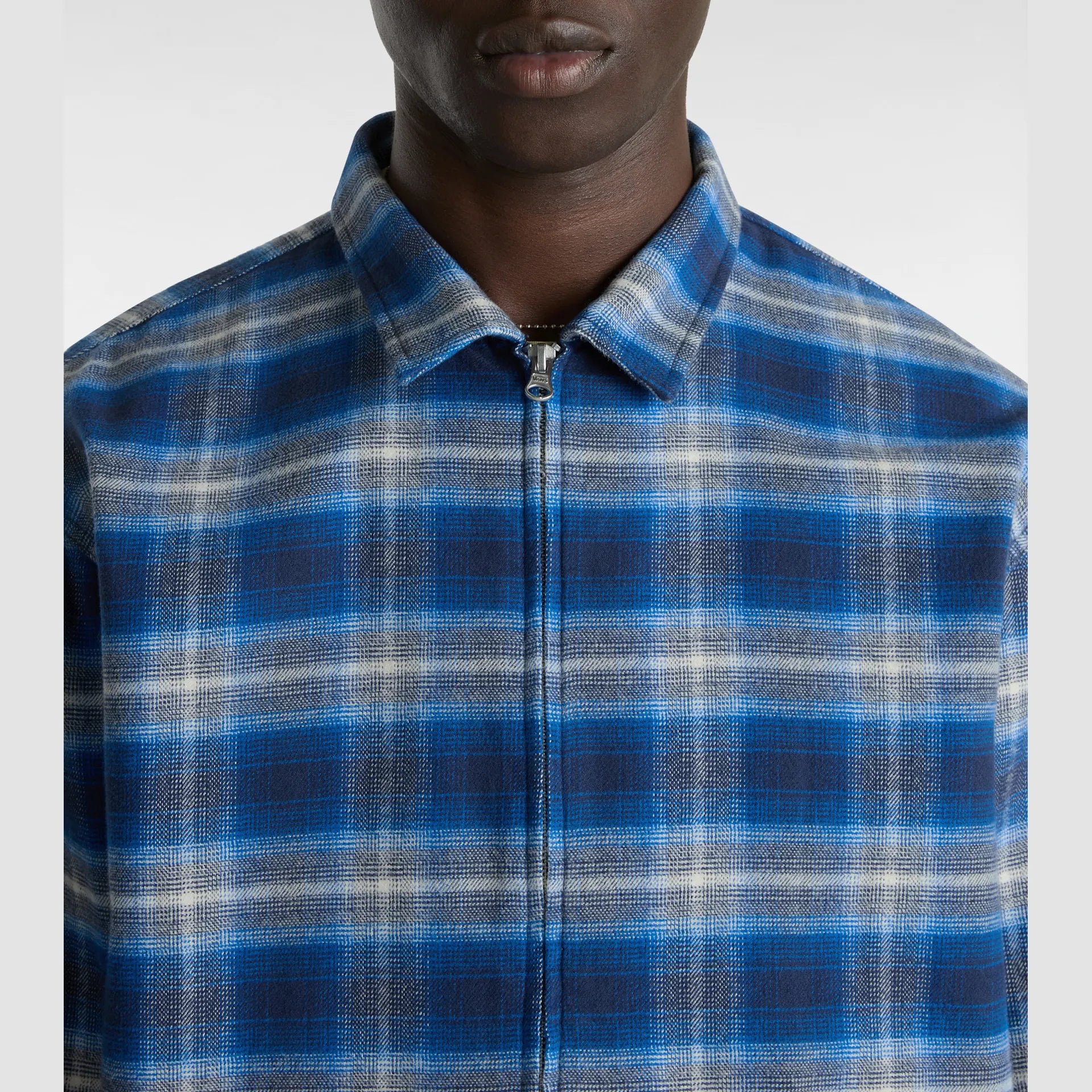 VANS MONTWOOD ZIP FLANNEL DRESS BLUES/TRUE BLUE kép 10