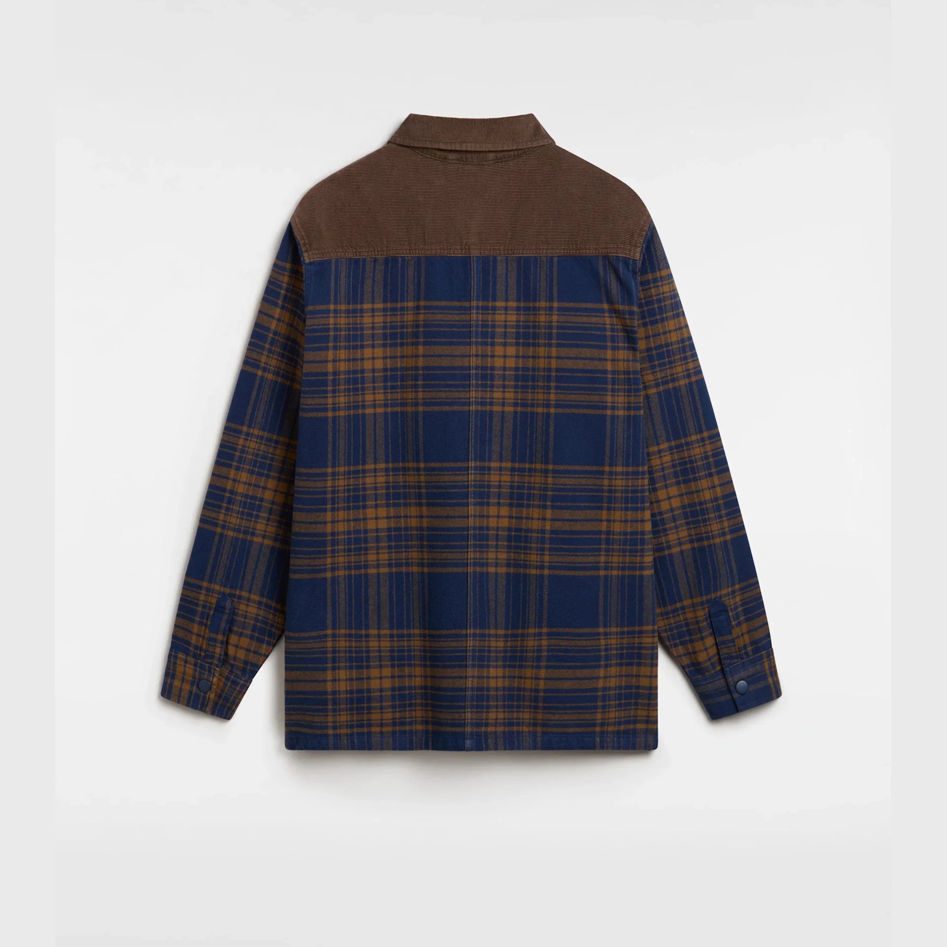 VANS Nelson Heavyweight Shacket DRESS BLUES/SEPIA kép 2