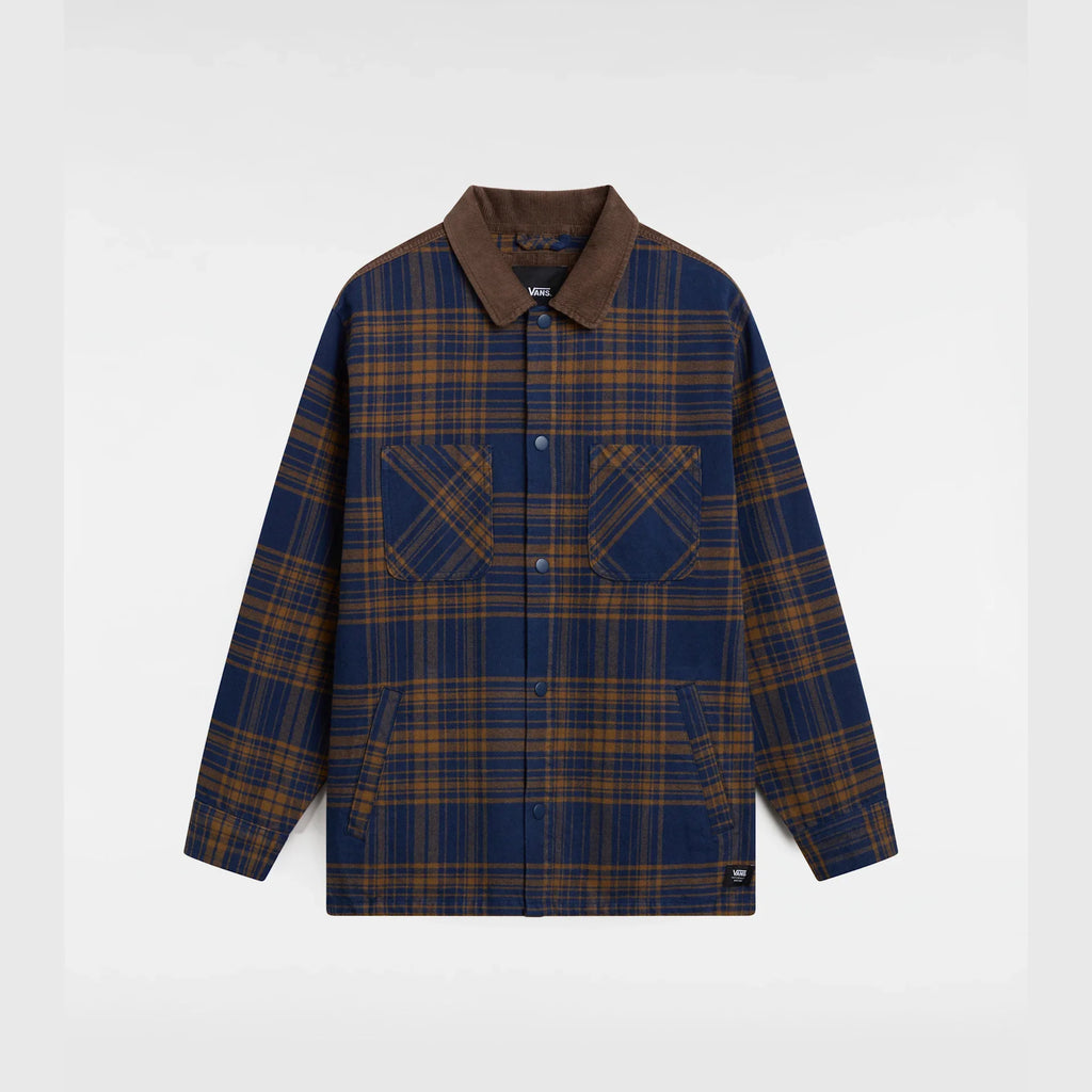 VANS Nelson Heavyweight Shacket DRESS BLUES/SEPIA kép 1