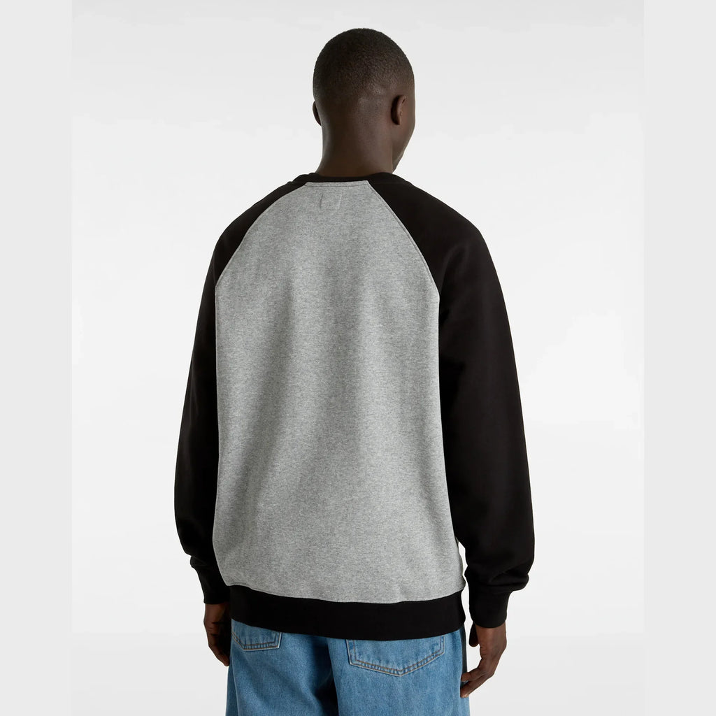VANS Core Basic Raglan Crew Black/Cement Heather kép 4