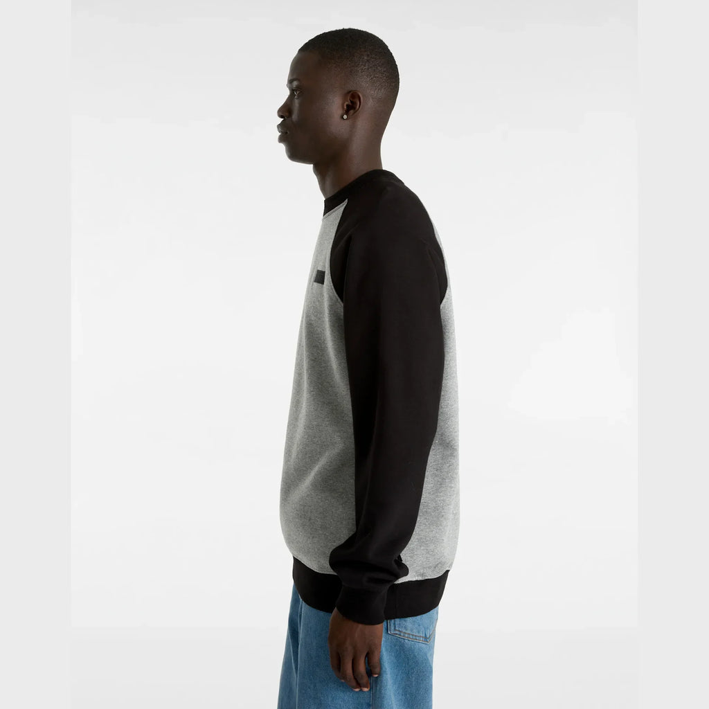 VANS Core Basic Raglan Crew Black/Cement Heather kép 5