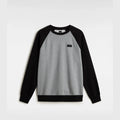 VANS Core Basic Raglan Crew Black/Cement Heather kép 1