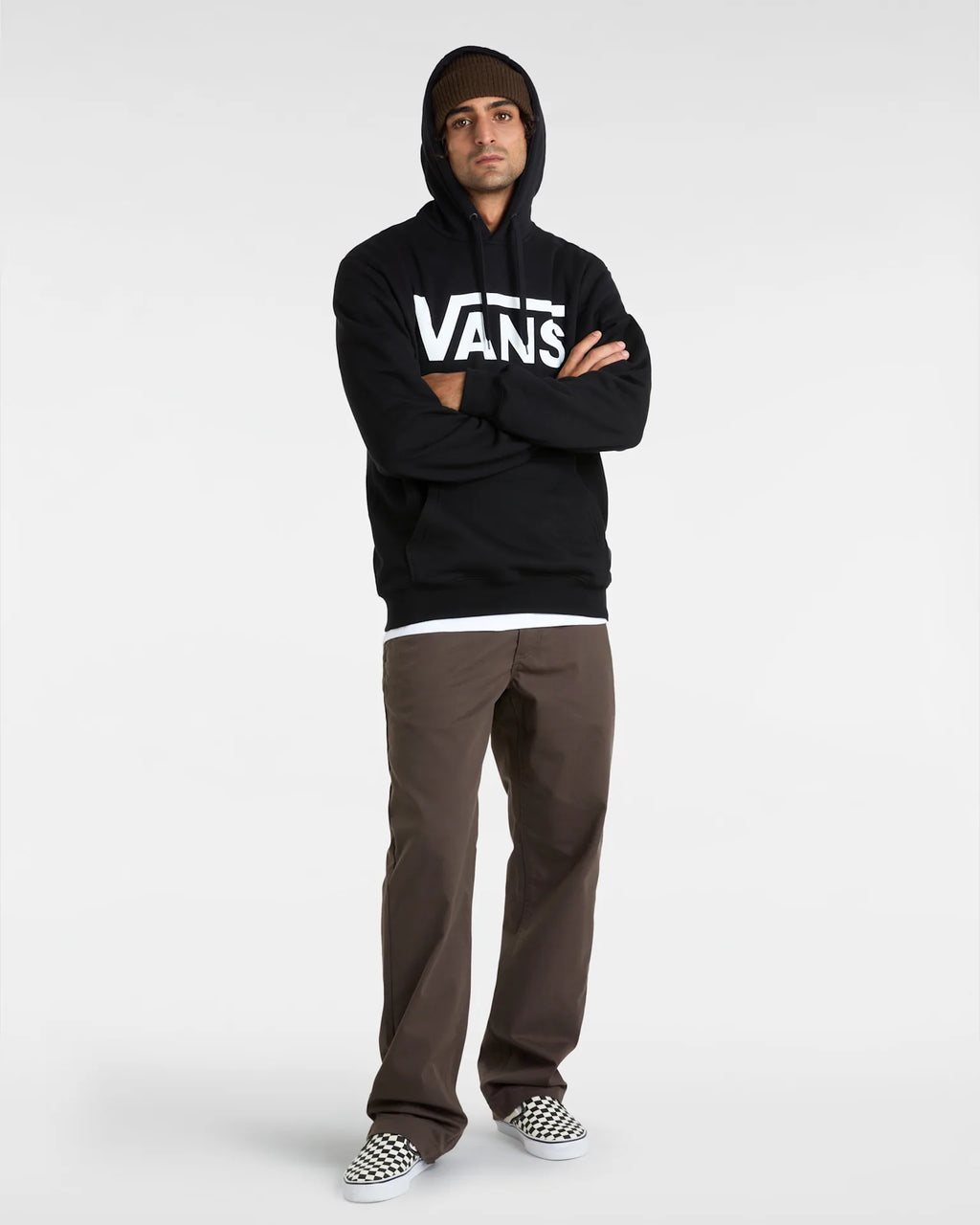 VANS Vans Classic Pullover Black Pulóver VN000HNXBLK1 - 3